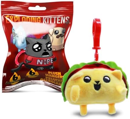 Just Toys LLC Exploding Kittens 3" Plush Backpack Hangers Just Toys LLC