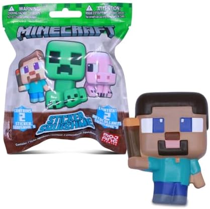 Minecraft SquishMe (Minecraft Sticker SquishMe) Just Toys LLC