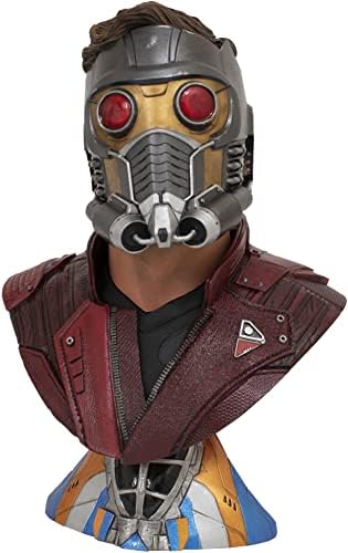 Фигурка Star-Lord в масштабе 1:2, высотой около 25 см, детализированная резиновая скульптура, ограниченная серия до 1000 экземпляров Diamond Select Toys