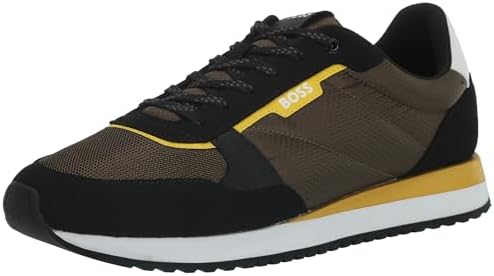 BOSS Men's Kai Retro Style Low Profile Sneaker Boss