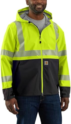 Мужская Повседневная куртка Carhartt High-Visibility Storm Defender Loose Fit Lightweight Class 3 Carhartt