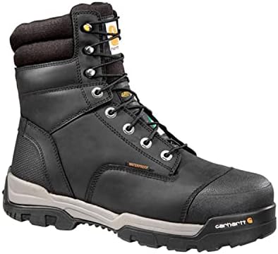 Мужские Рабочие ботинки Carhartt Csa 8-Inch Ground Force Wtrprf Insulated с защитным носком Comp Cmr8959 Carhartt