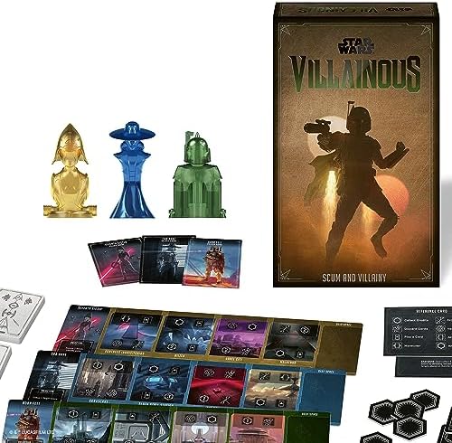 Star Wars Villainous: Scum and Villainy - Engaging Strategy Board Game | Perfect for Ages 10 & Up | Unique Villain Abilities | Compatible with Star Wars Villainous Games Ravensburger