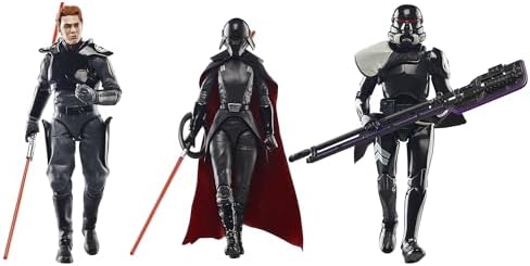 Коллекционный набор фигурок STAR WARS The Black Series: Вторая Сестра, Кэл Кестис и Уничтожитель, 15 см Star Wars