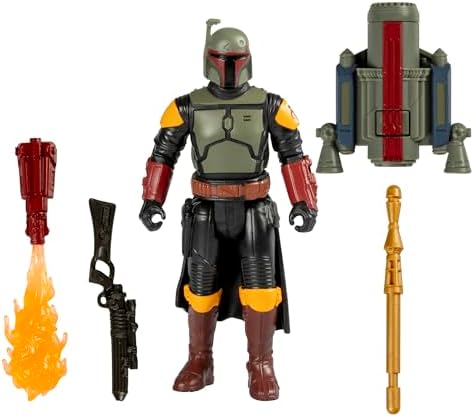 STAR WARS Epic Hero Series Boba Fett 4-Inch Deluxe Action Figure & 4 Accessories, Toys for 4 Year Old Boys and Girls & Up Star Wars