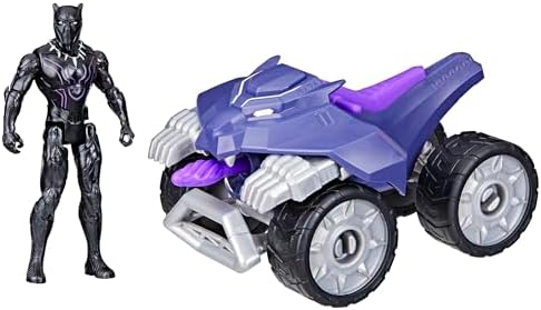 Marvel Epic Hero Series Black Panther Claw Strike ATV, Toy Car Playset with Action Figure and Accessories, Avengers Super Hero Toys for Kids 4 and Up Marvel