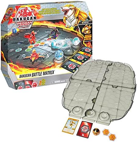 Bakugan Battle Matrix, Deluxe Game Board with Exclusive Gold Sharktar, Kids Toys for Boys Aged 6 and up Bakugan