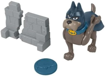 Fisher-Price DC League of Super-Pets Disk Launch Ace, Figure Set with Dog Character and Accessories for Preschool Pretend Play Ages 3 Years and up Fisher-Price