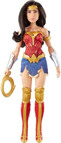 Mattel Wonder Woman 1984 Wonder Woman Doll (~12-in) Wearing Superhero Fashion and Accessories, with Lasso, for 6 Year Olds and Up Mattel