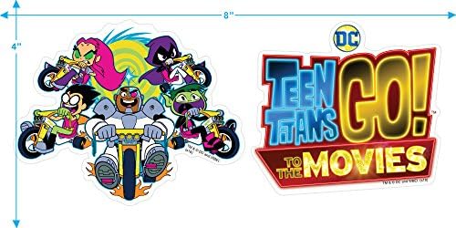 Мужская Футболка Popfunk Teen Titans Go! to The Movies с Постером и Наклейками Popfunk