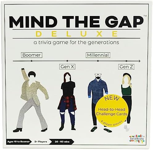 Семейная викторина Mind The Gap Deluxe, 25 карточек с заданиями, от 10 лет Spin Master Games