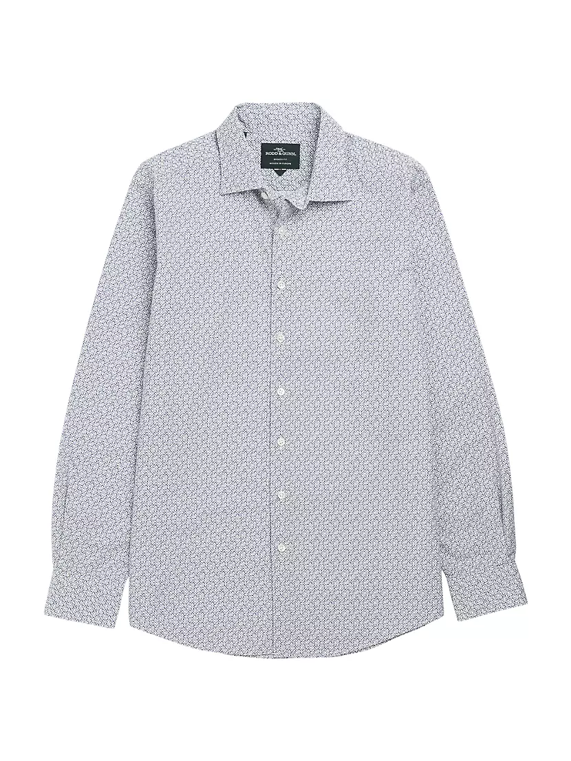 Мужская Повседневная рубашка RODD AND GUNN Rowallan Woven Button-Up Shirt RODD AND GUNN