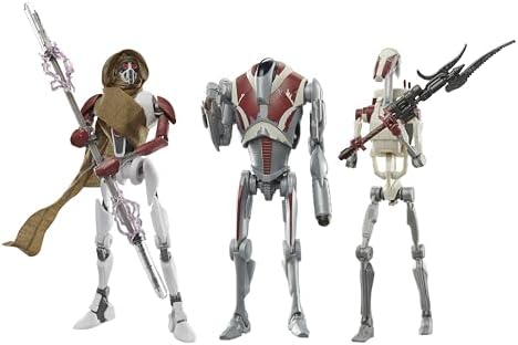 STAR WARS The Black Series MagnaGuard, Super Battle Droid, Battle Droid Jedi: Survivor Collectible 6 Inch Action Figure 3-Pack (Amazon Exclusive) Star Wars