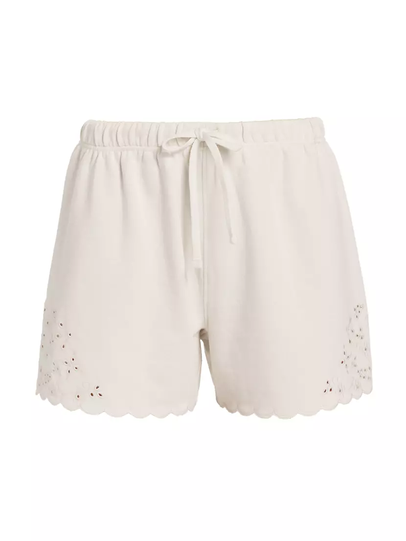 Raylee Eyelet-Embroidered Lounge Shorts Splendid