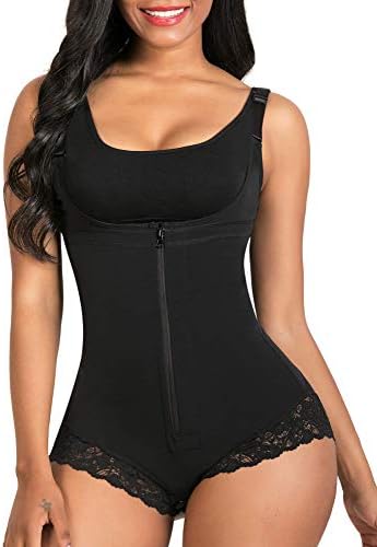 Женское Корректирующее белье SHAPERX Body Shaper с застежкой и открытой грудью SHAPERX