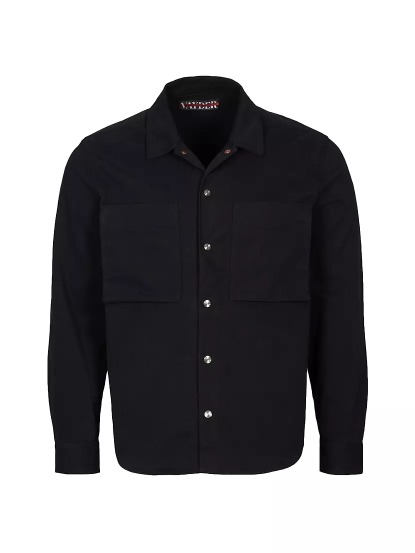 Мужская Повседневная куртка Vayder Cotton Button-Front Overshirt Vayder