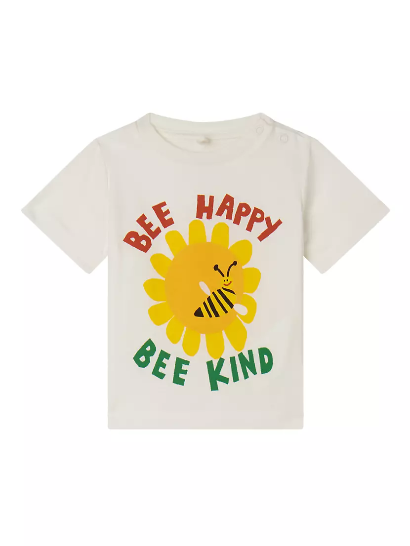 Детская Футболка Stella McCartney Bee Happy Bee Kind Stella McCartney