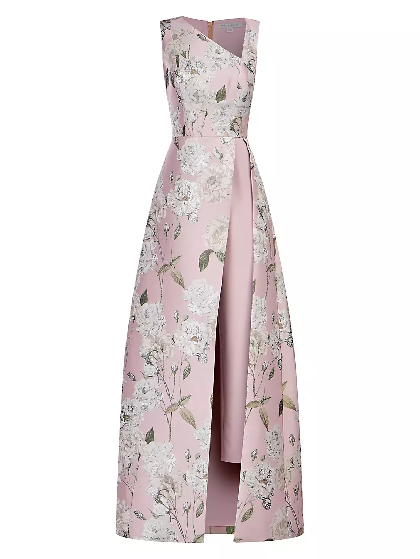 Женский Комбинезон Kay Unger Bennet Floral Jacquard Kay Unger