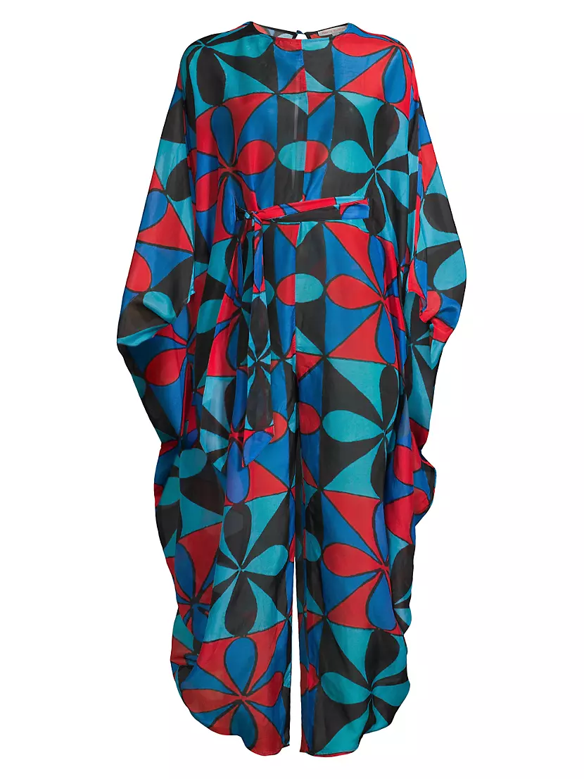 Felicity Gambit Print Jumpsuit Frances Valentine