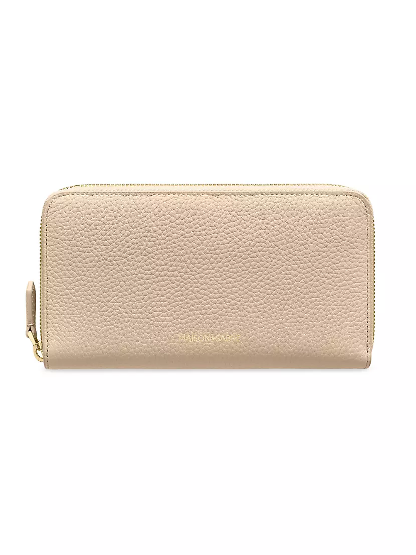 Long Leather Zip Wallet Maison de Sabre