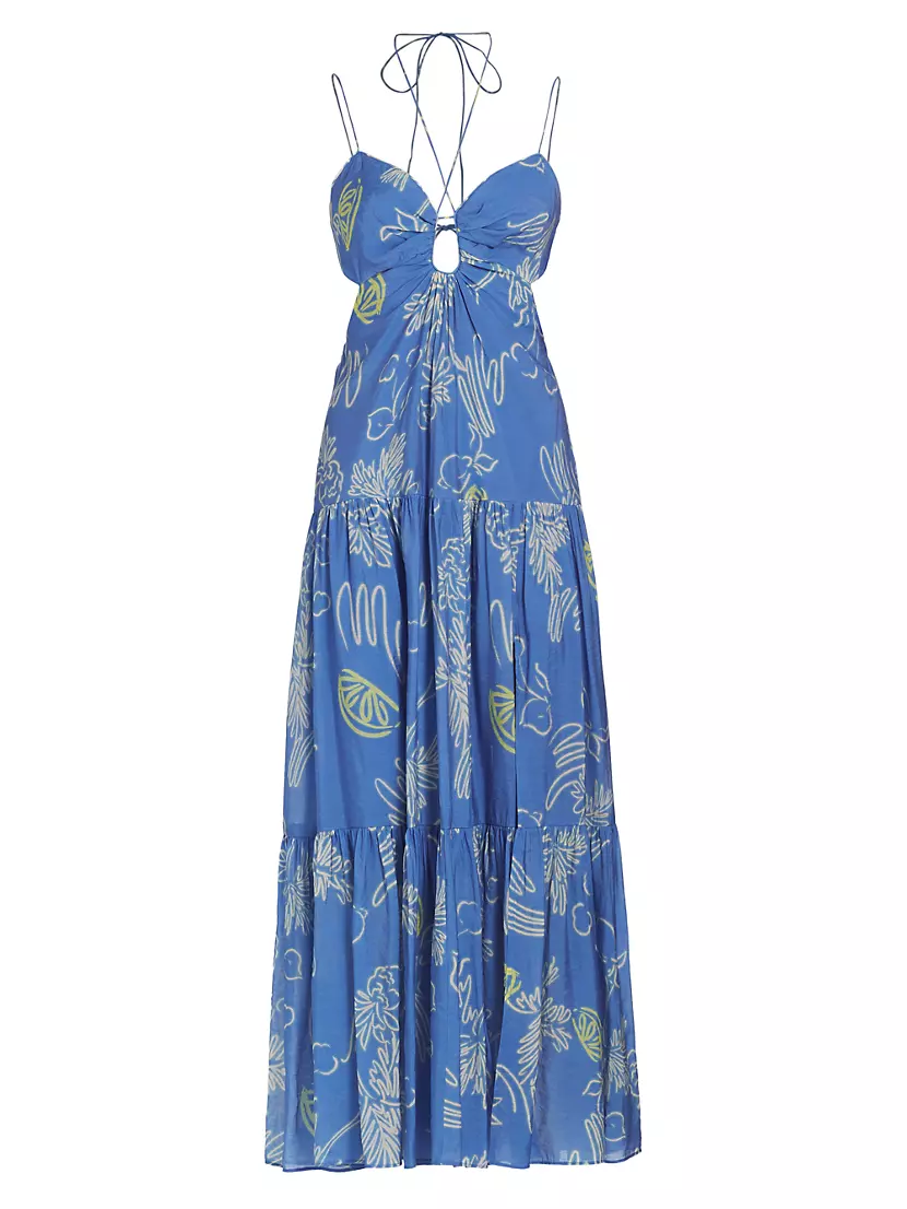 Cassini Floral Keyhole Maxi Dress ASTR