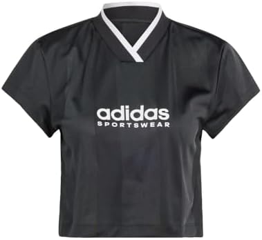 adidas Women's Tiro Colorblock Cropped Tee Adidas