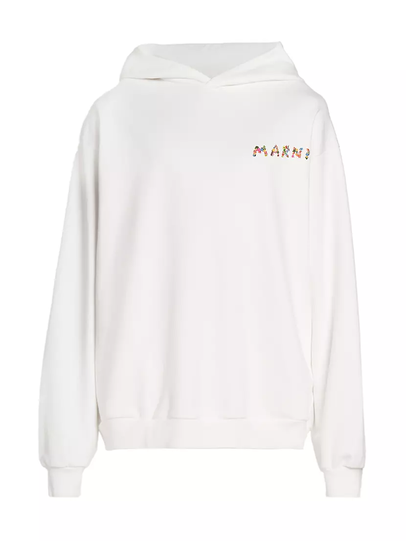 Мужское Худи MARNI Floral Bouquet Logo MARNI