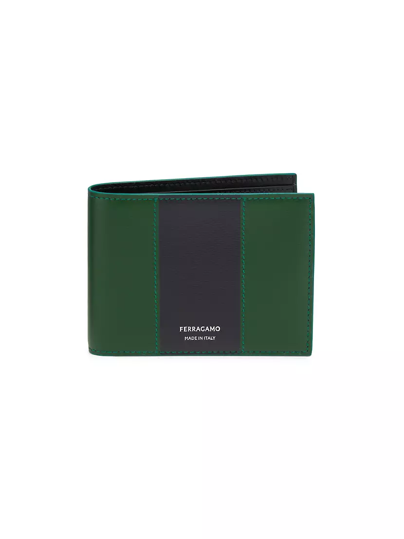 Бумажник Ferragamo Colorblock Leather Bi-Fold Ferragamo