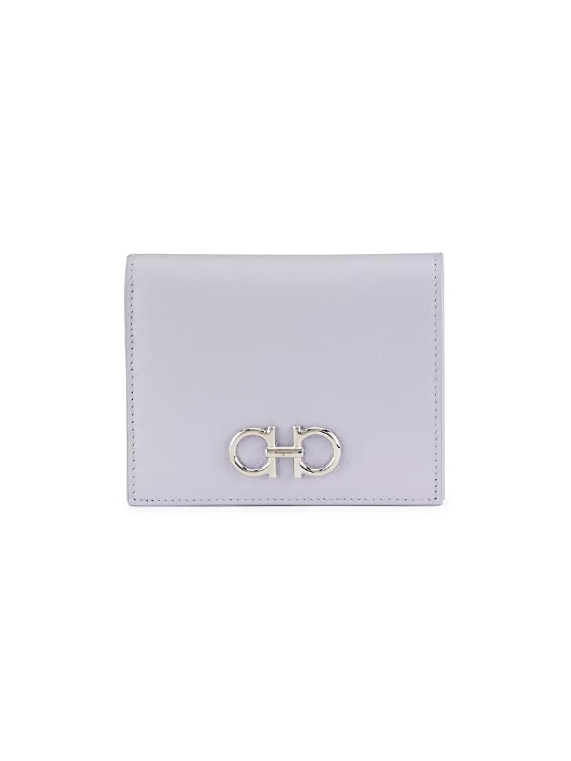 Gancini Compact Leather Wallet Ferragamo