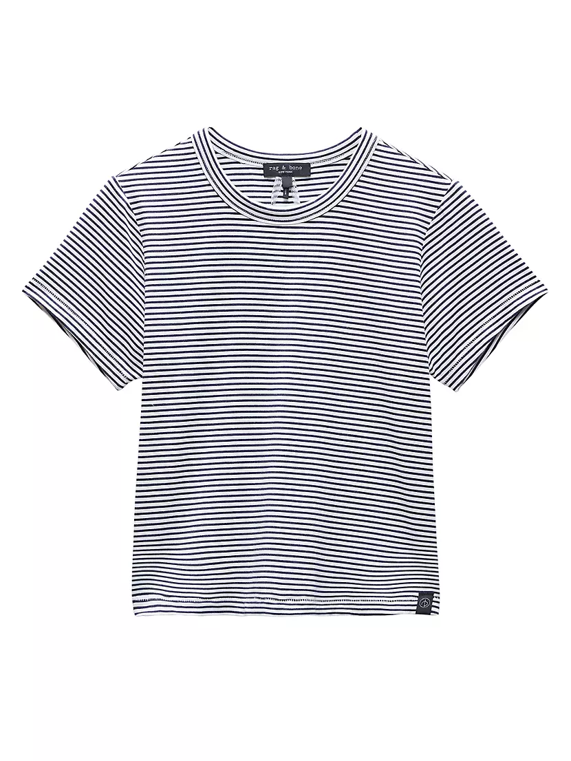 Женская Футболка Rag & Bone Luca Stripe Rag & Bone