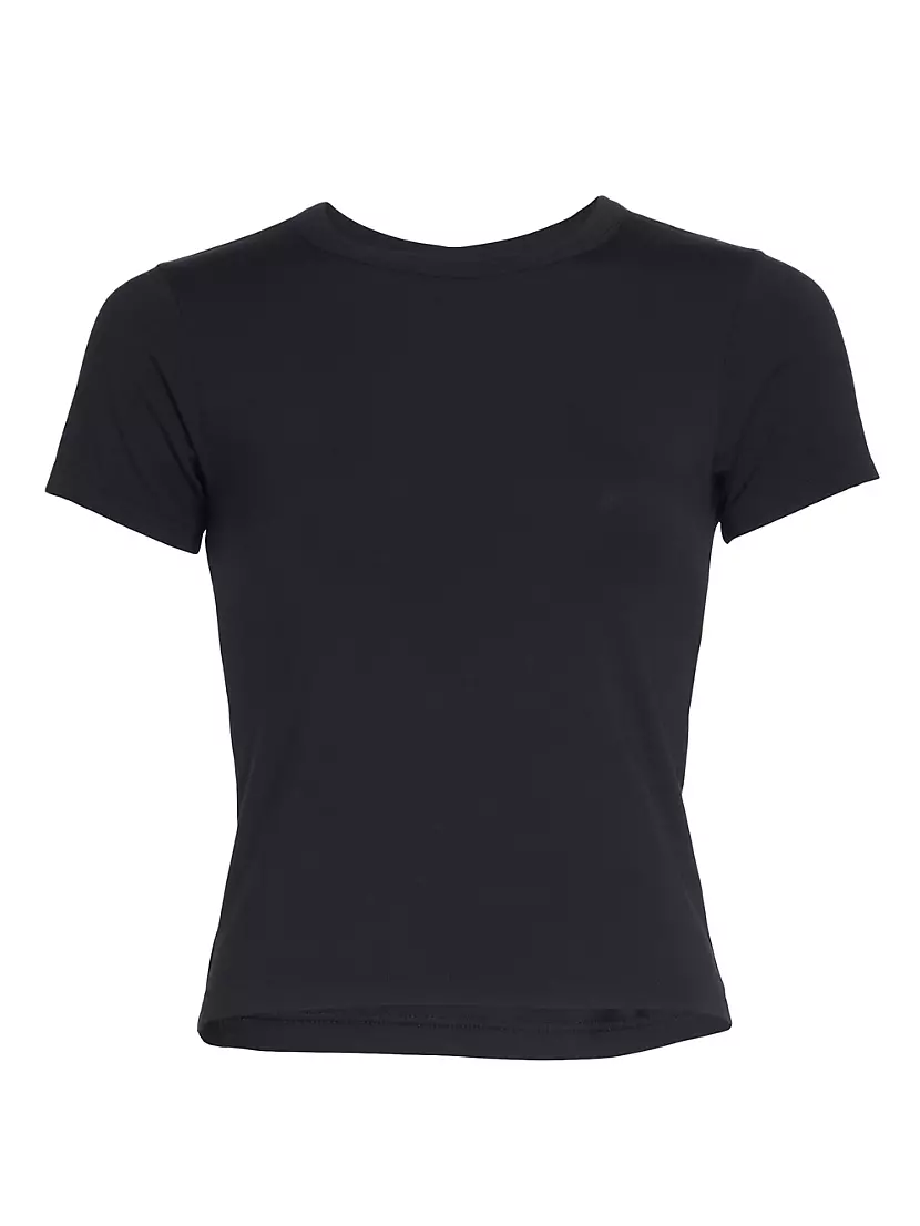 Женская Футболка Rag & Bone Luca Baby-Fit Crop Tee Rag & Bone