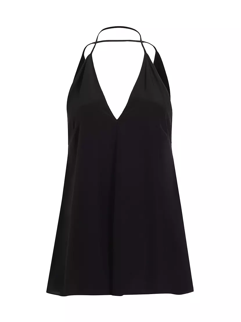 Женская Майка Toteme Double-Halter Silk Tank Toteme