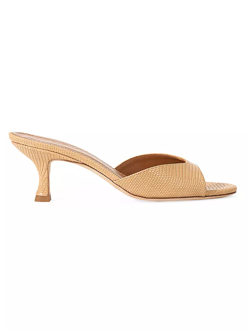 Brigitte 60MM Leather Mules STAUD