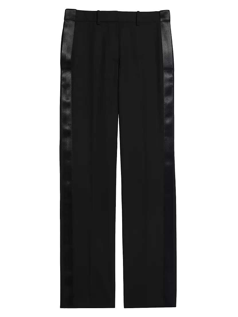 Мужские Повседневные брюки Helmut Lang Wool High-Rise Helmut Lang