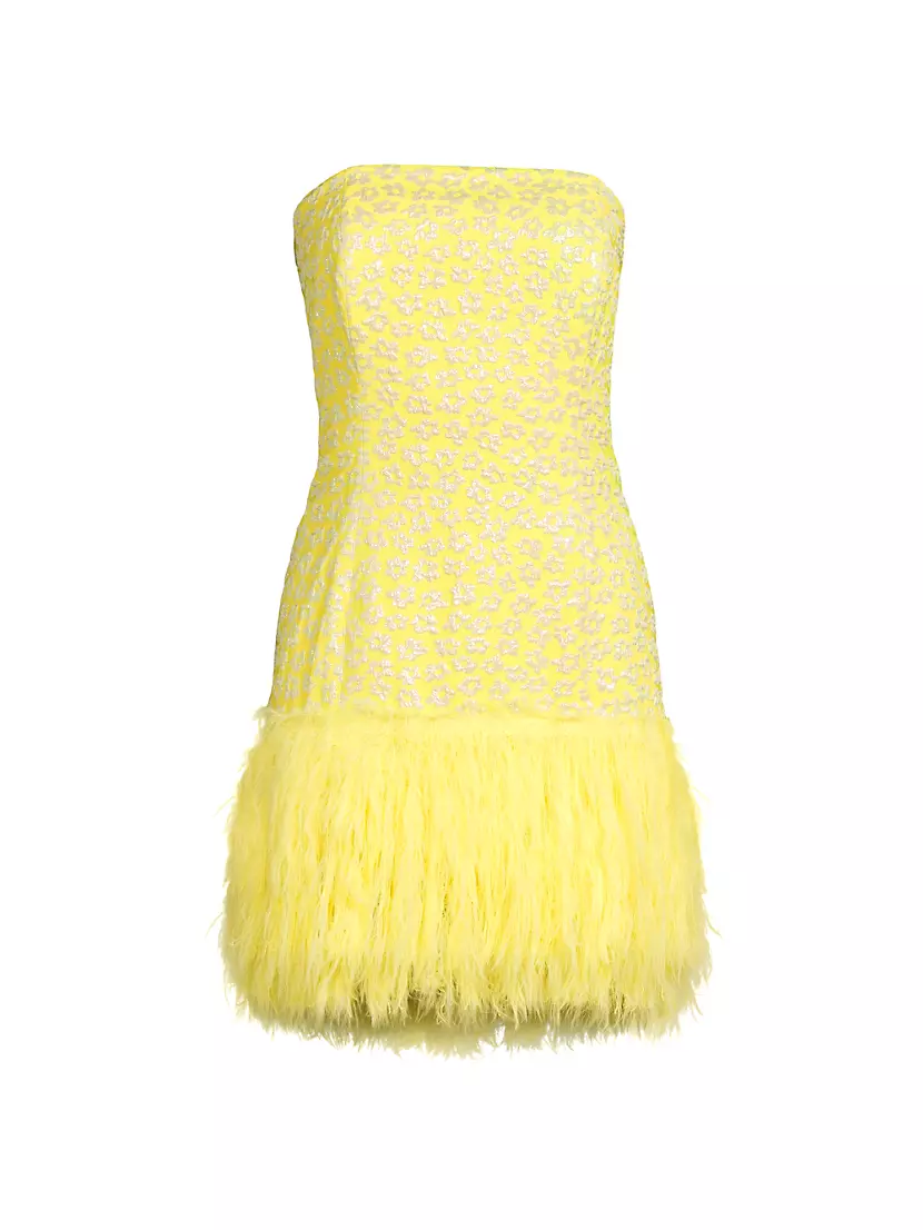 Женское Повседневное Платье Lilly Pulitzer Charmain Fringe Jacquard Strapless Lilly Pulitzer