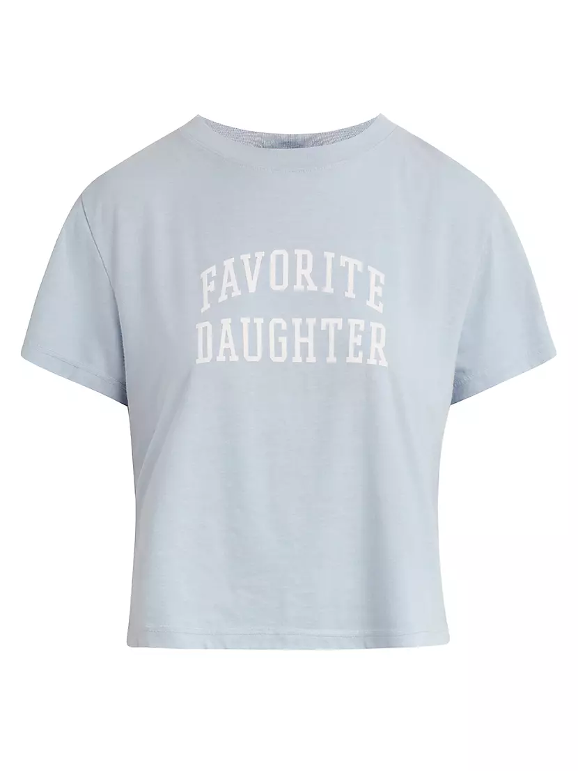 Женская Футболка FAVORITE DAUGHTER Collegiate Crop FAVORITE DAUGHTER