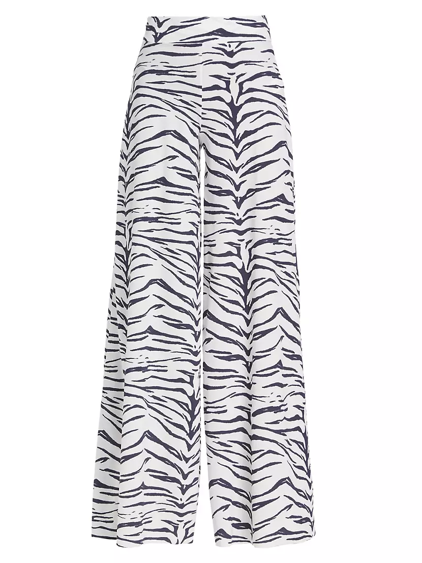 Skyla Zebra Print Pants Chiara Boni La Petite Robe