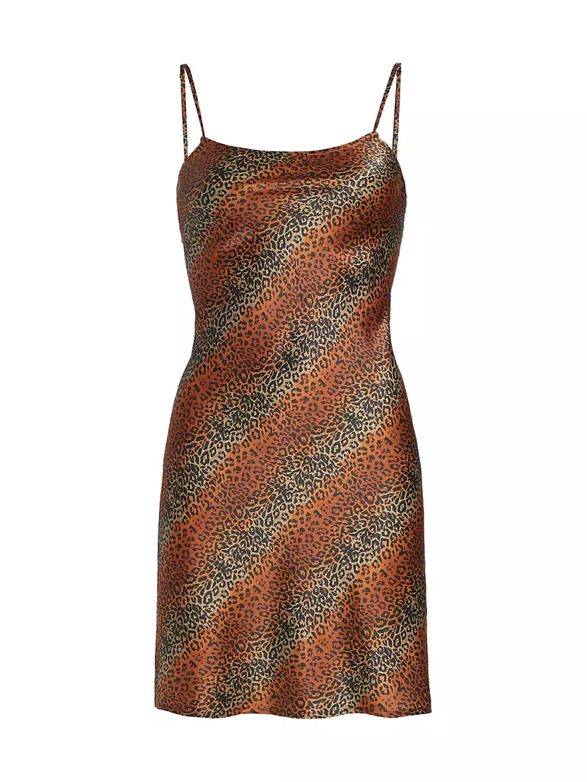 Leopard Slip Minidress BruceGlen