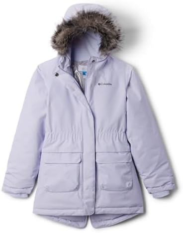 Columbia Youth Girls Nordic Strider II Jacket, Snowdrift, X-Large Columbia