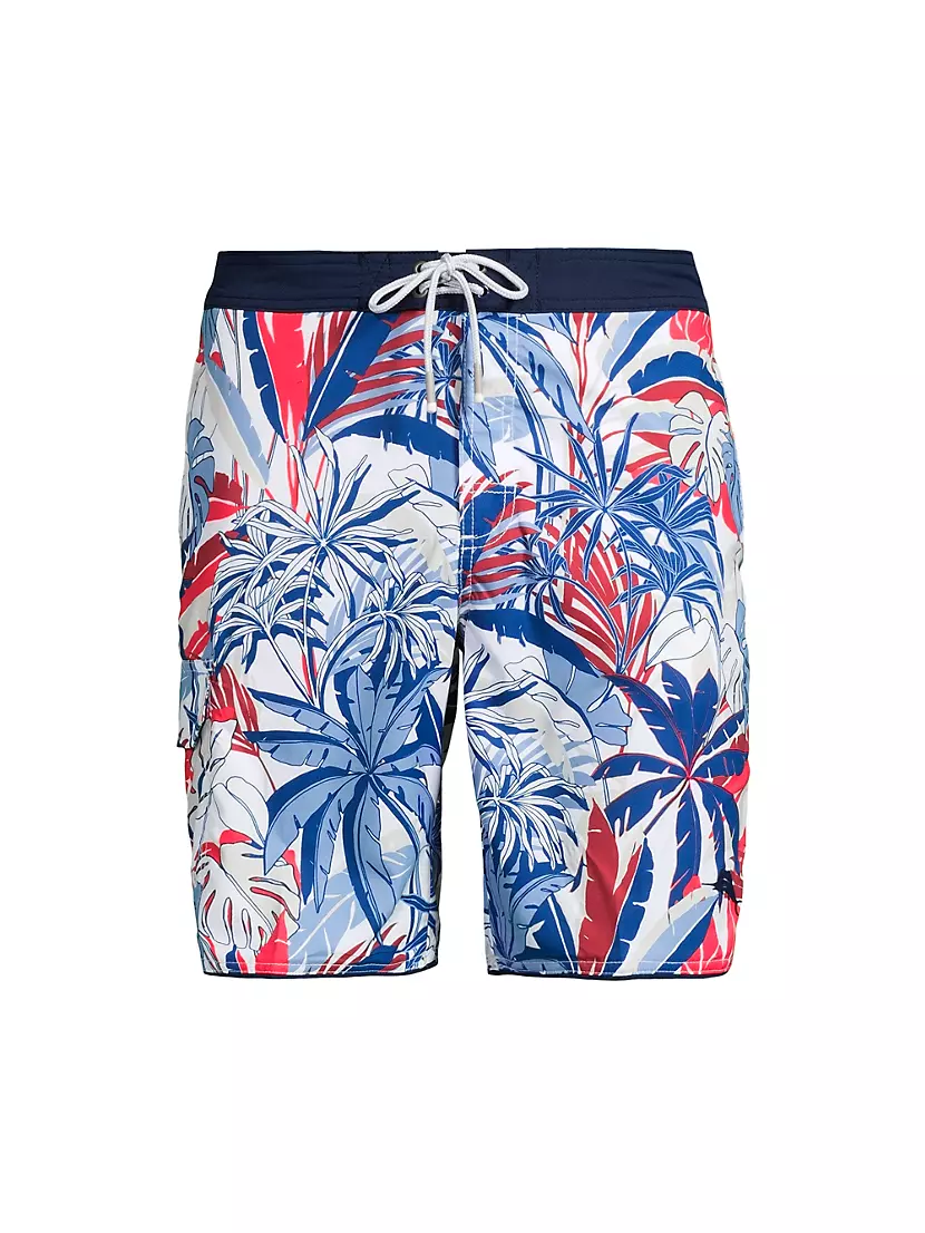 Мужские Шорты для плавания Tommy Bahama Baja Beachside Jungle Fronds Tommy Bahama