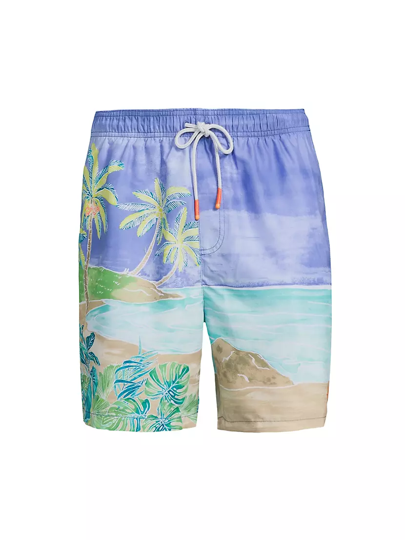 Мужские Шорты для плавания Tommy Bahama Naples Azul Lagoon Tommy Bahama