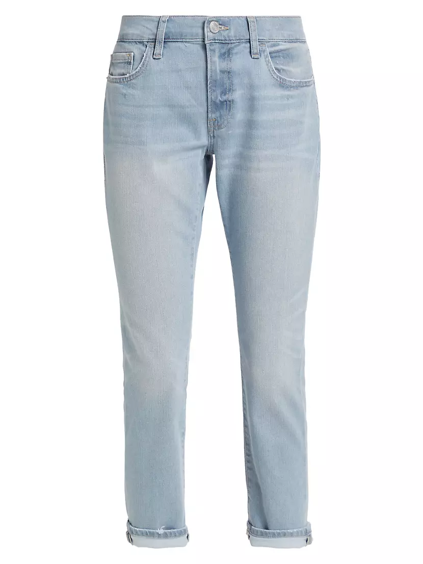 Le Garcon Low-Rise Stretch Straight Ankle Jeans Frame