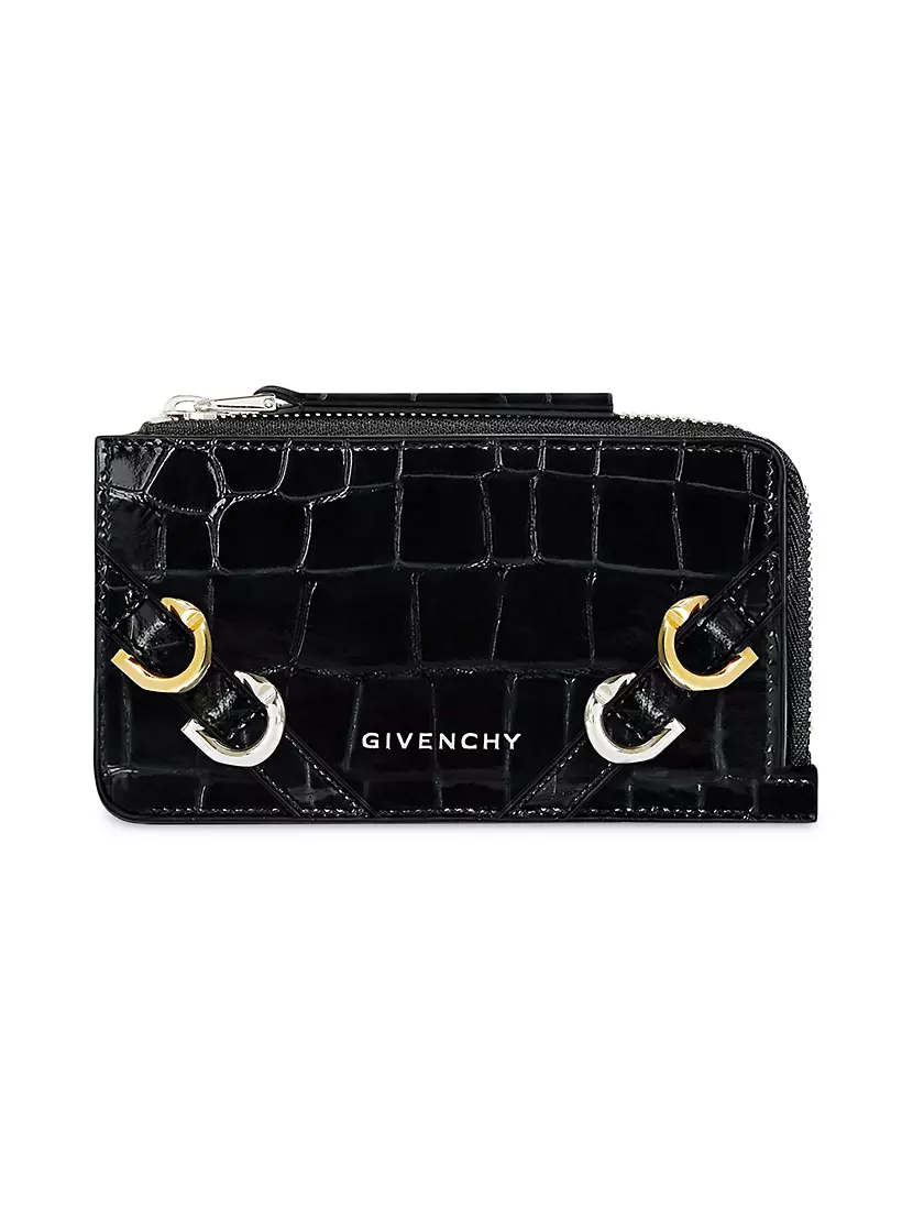 Кардхолдер Givenchy Voyou с застежкой на молнии из кожи Givenchy