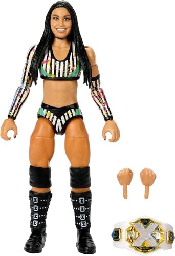 Mattel WWE Elite Action Figure & Accessories, Series #106 Roxanne Perez 6-inch Collectible with 25 Articulation Points & Swappable Hands Mattel