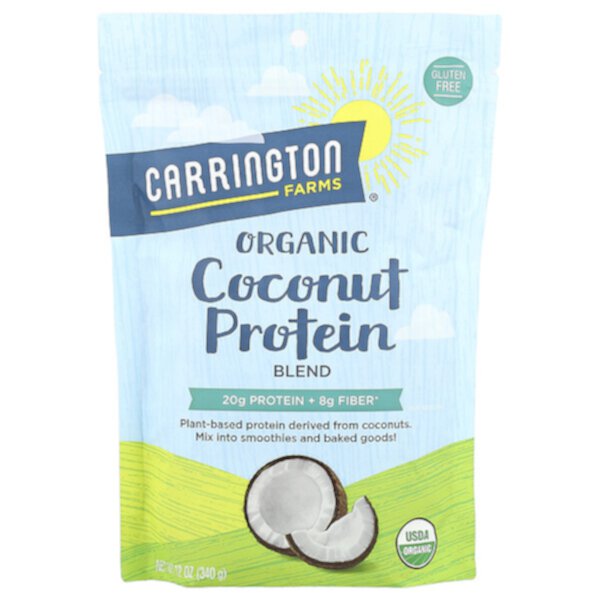 Organic Coconut Protein Blend, 12 oz (340 g) Carrington Farms