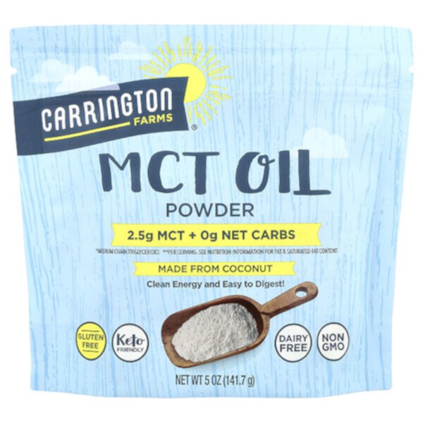 MCT Oil Powder, 5 oz (141.7 g) Carrington Farms