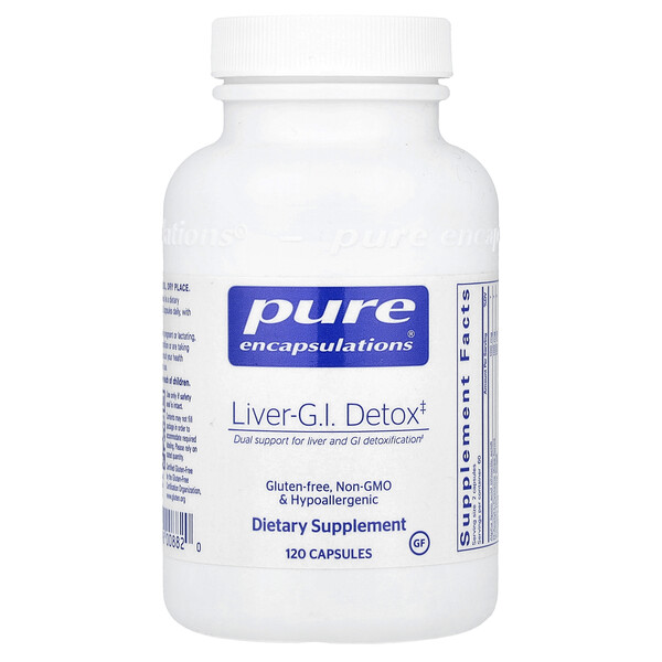 Liver-G.I. Detox, 120 Capsules (Капсулы) Pure Encapsulations