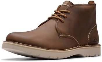 Ботинки-чукка Clarks Eastridge Mid из премиальной кожи с легкой подошвой Clarks