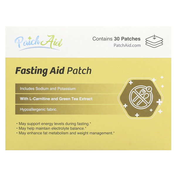 Fasting Aid Patch, 30 Patches PatchAid