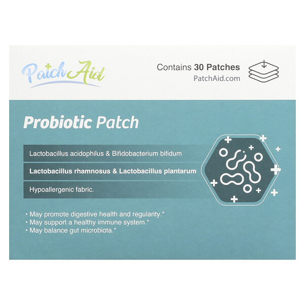 Probiotic Patch , 30 Patches PatchAid